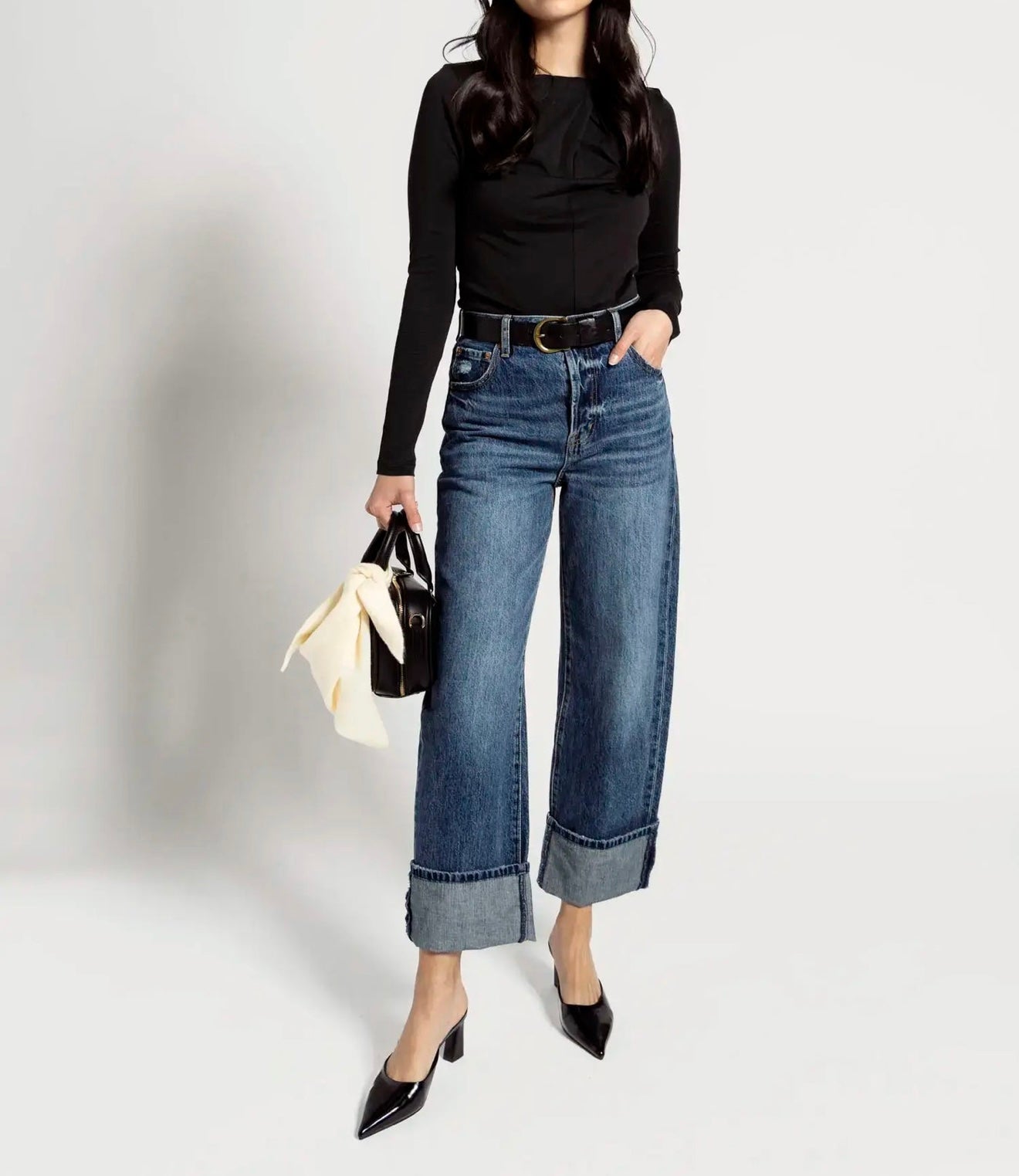 Nation Ltd Rosalind Top - Jet Black