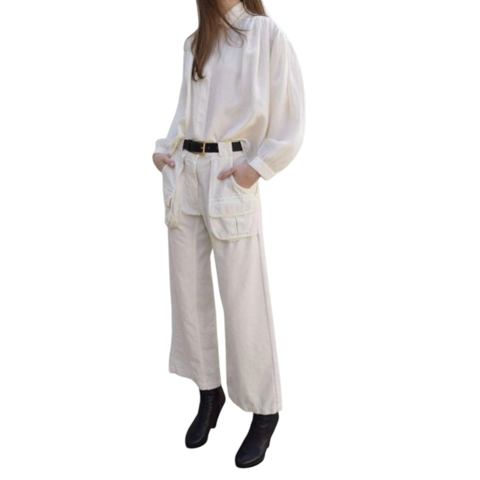 The Avant Gracy Trouser - Vintage White