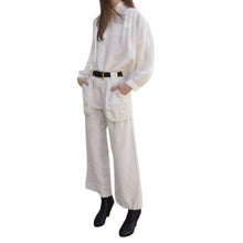 The Avant Gracy Trouser - Vintage White