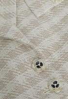 L'Agence Maura Cropped Jacket - Ecru/Gold