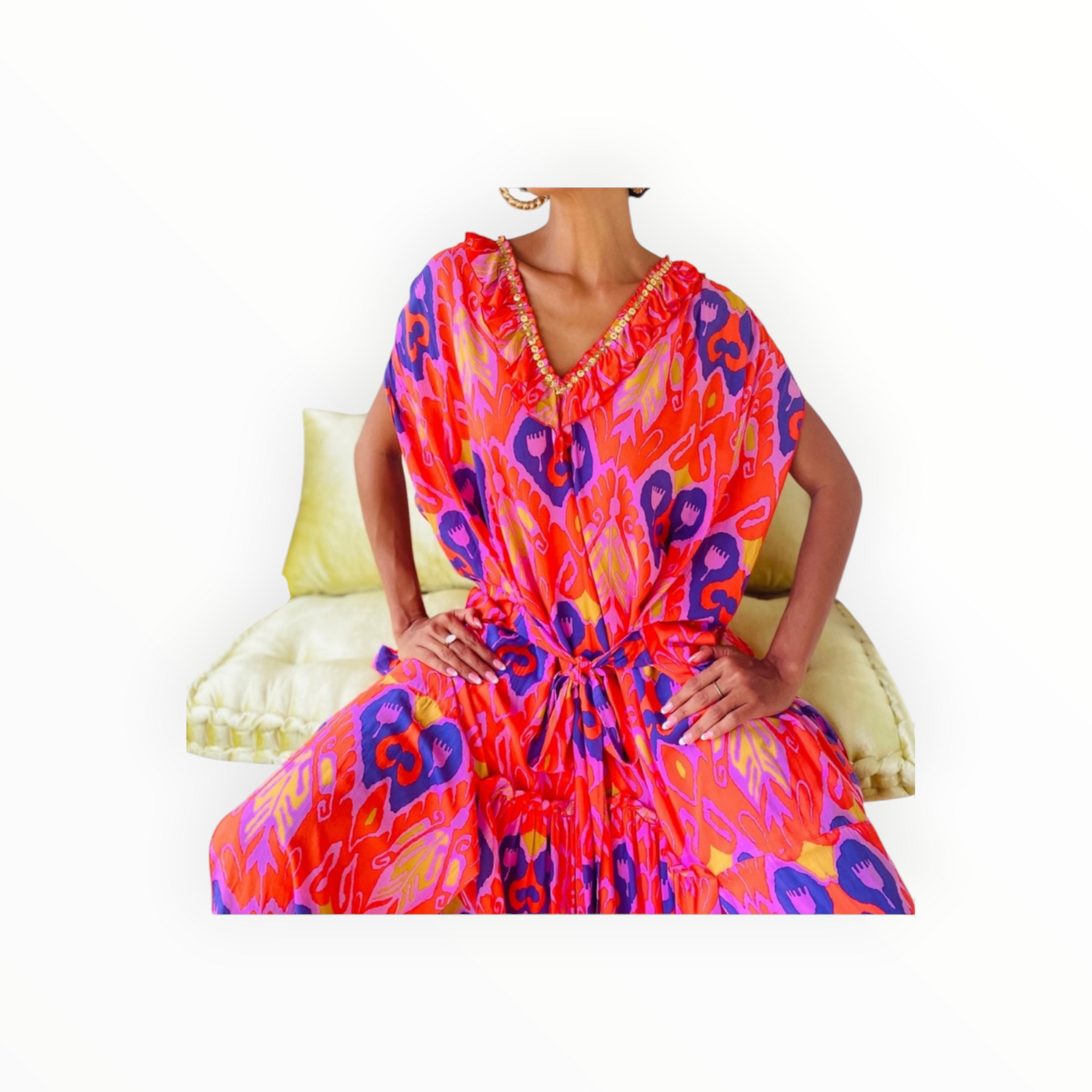 Feather & Find Venus Kaftan - Superpower