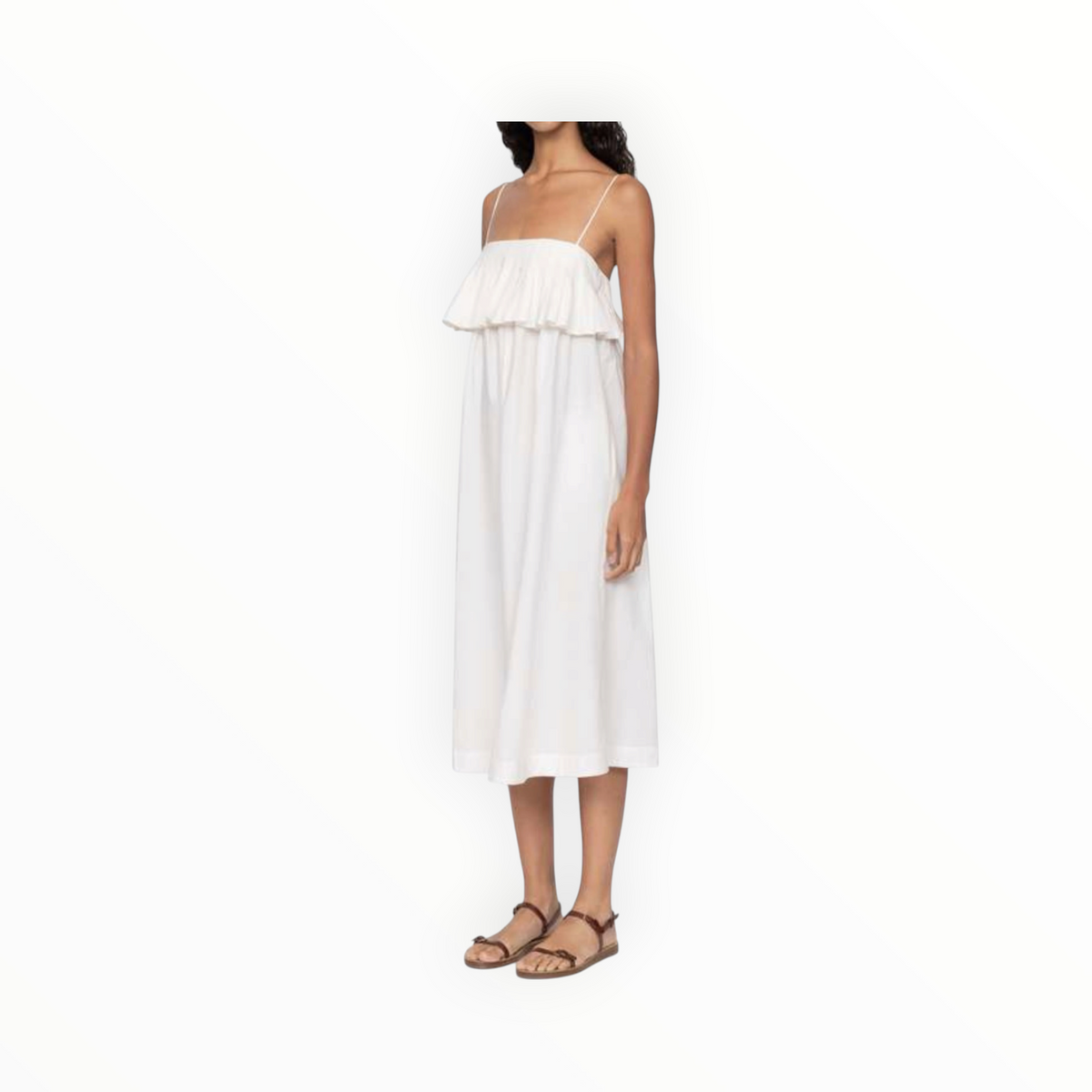 Sea New York Lois Twill Tank Dress - Cream