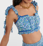 Poupette St. Barth Ariane Top - Blue