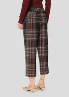 Tara Jarmon Piper Pants - Midnight Blue Tartan