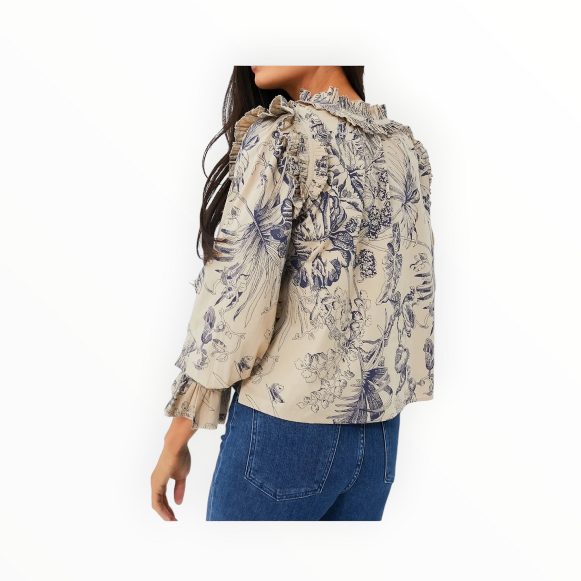 Love the Label Jessie Top - Yaffe Print