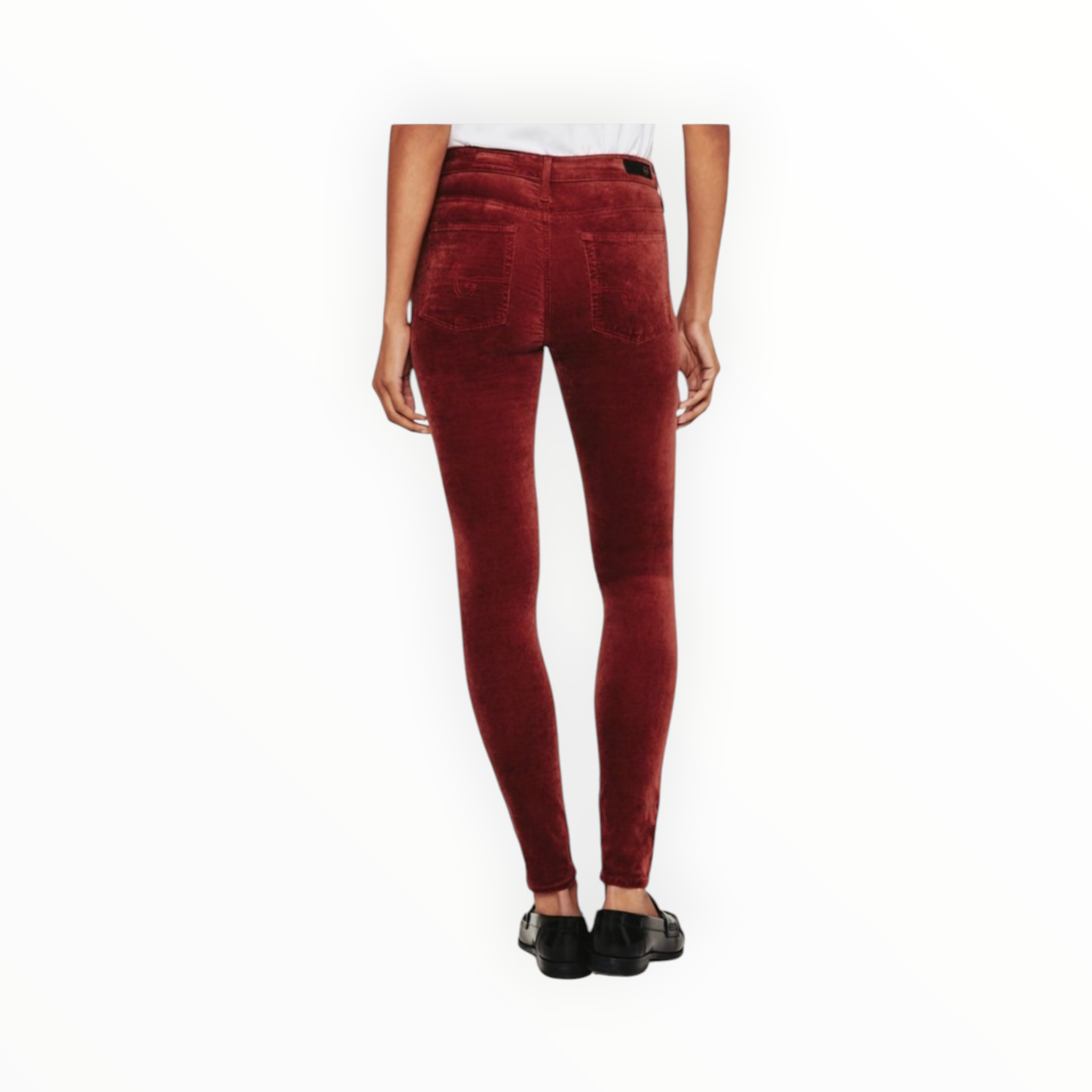 AG Jeans Farrah Skinny - Dark Sangria