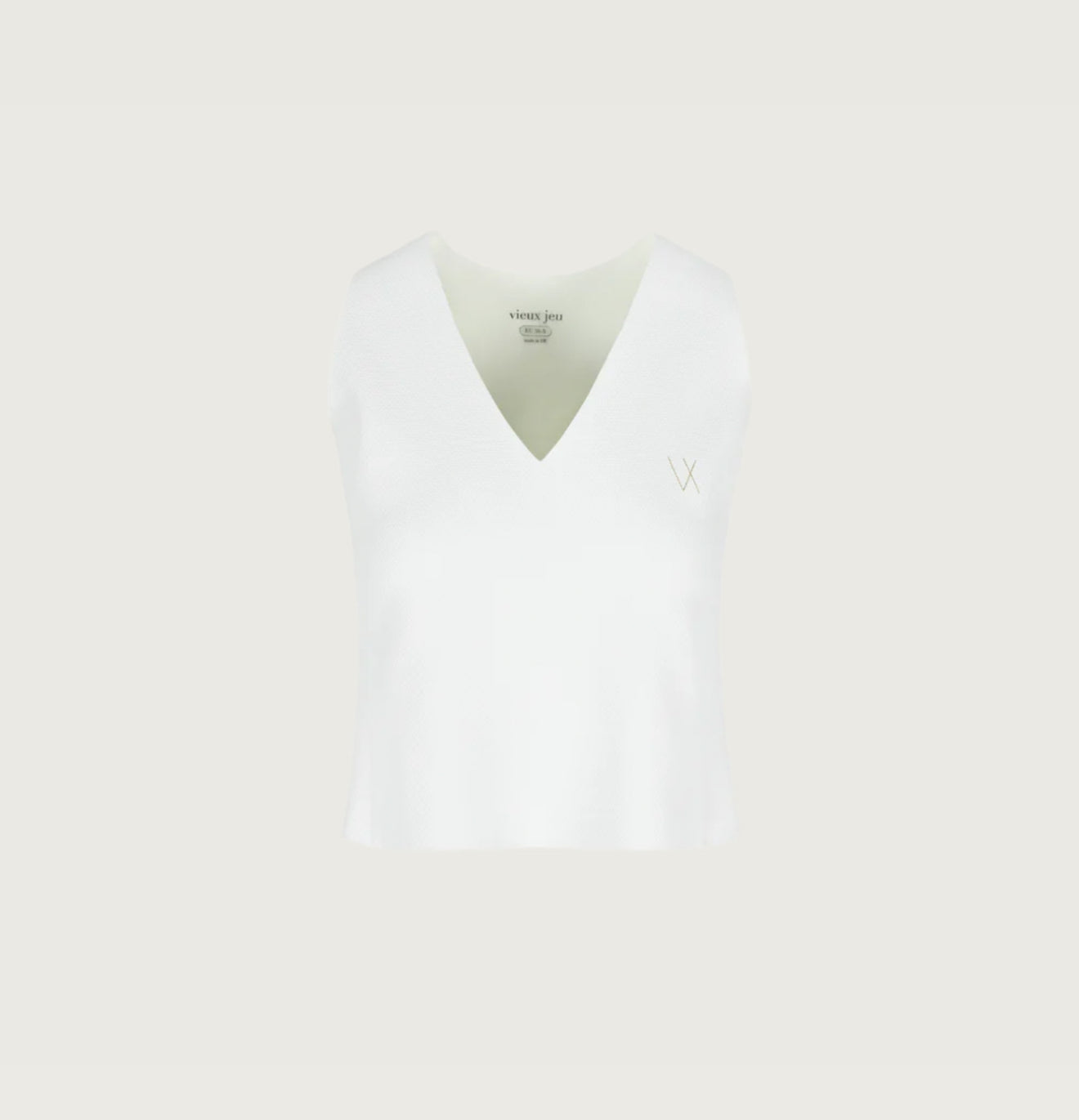 Vieux Jeu Birgit Top - White