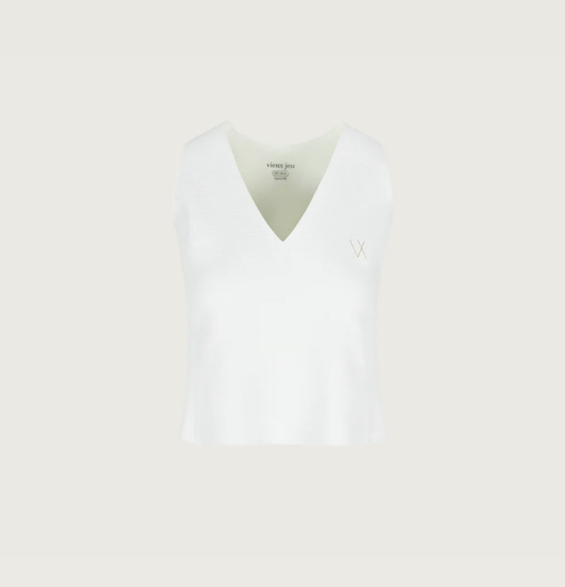 Vieux Jeu Birgit Top - White