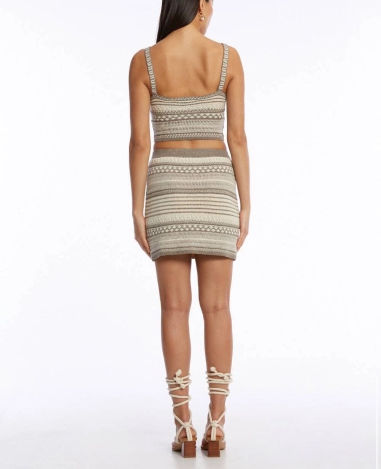 Knitss Kosmos Top - Rosemary/Sand