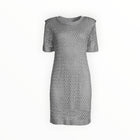 Milly Sinclair Metallic Crochet Dress