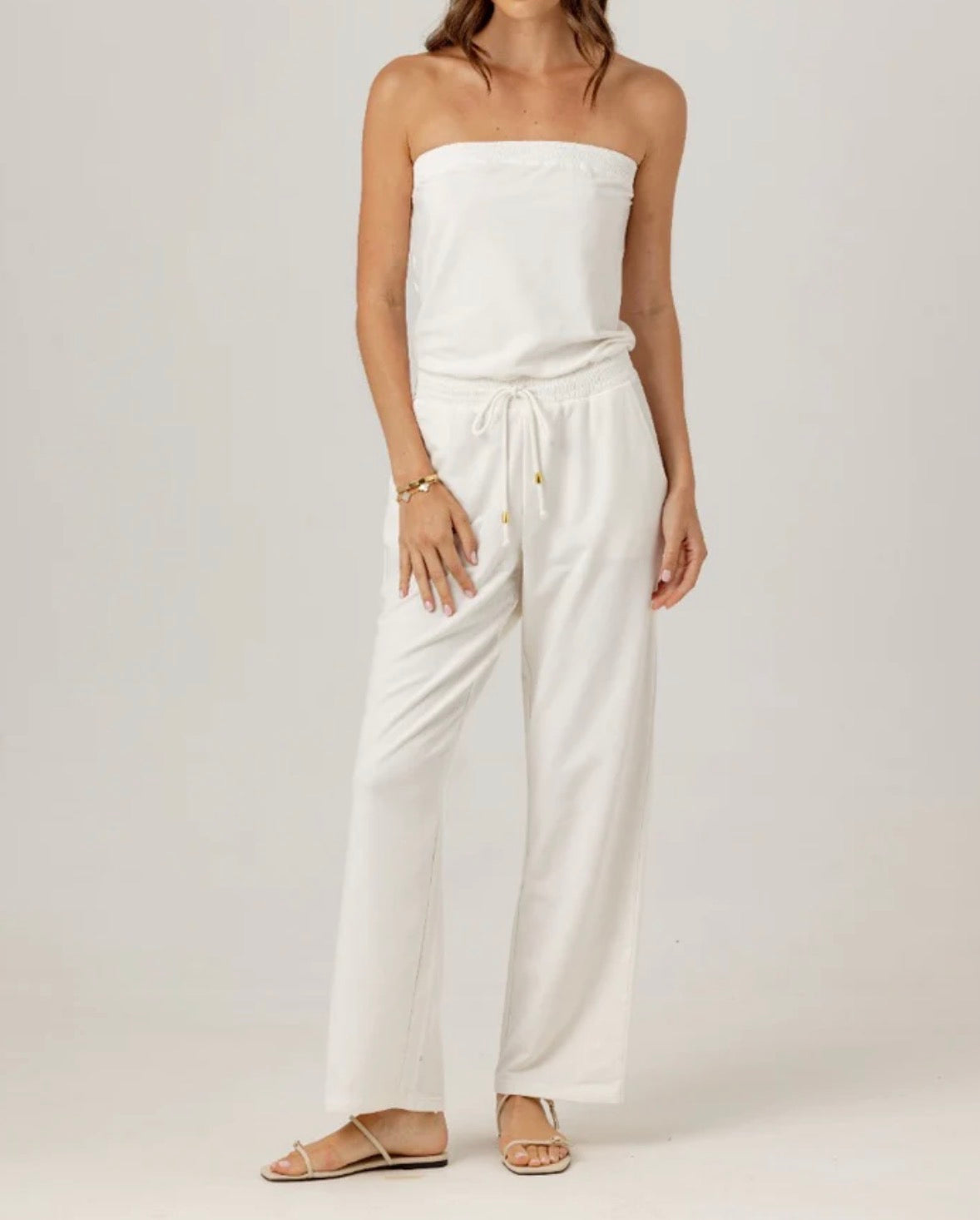 sundays Francine Jumpsuit - Coconut Milk