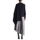 A.L.C. Tracy Metallic Vegan Leather Skirt - Slate