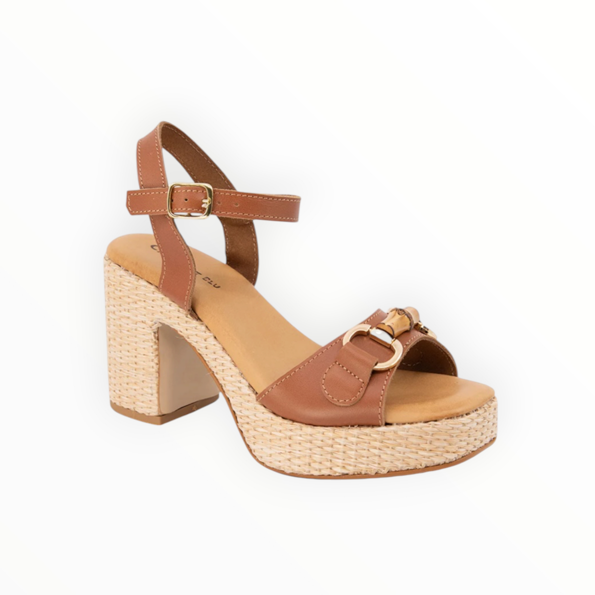 Chocolate Blu Mel - Brown Leather