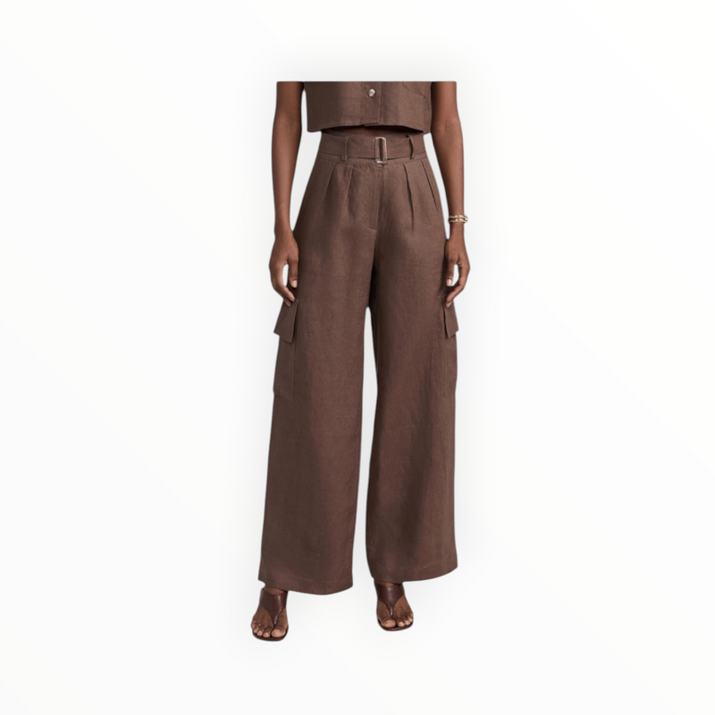 Hevron Maggie Pant - Chocolate