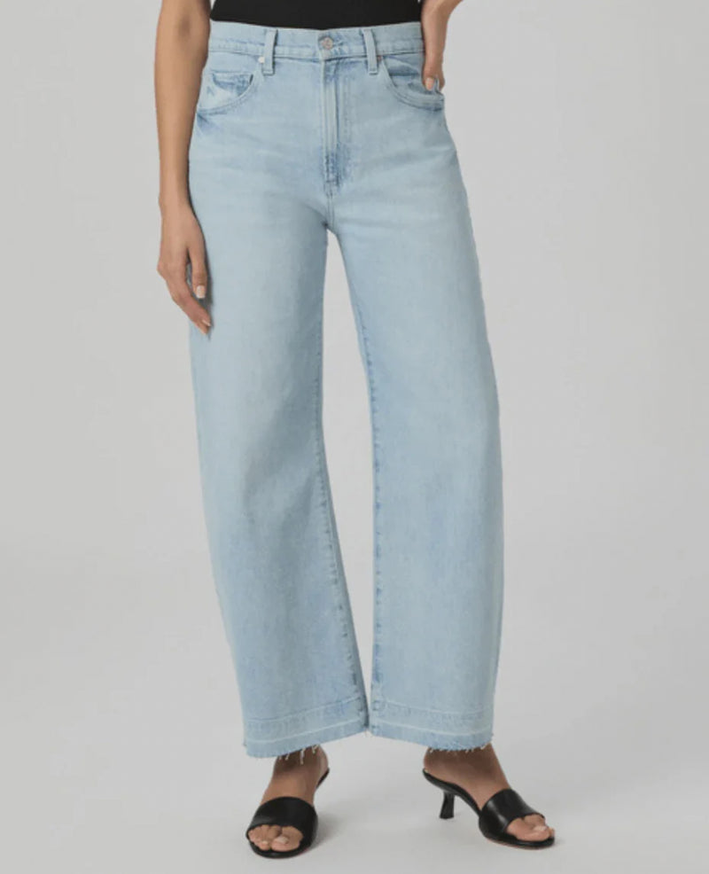 Paige Arellia Ankle Jeans With Wide Undone Hem - Fernanda