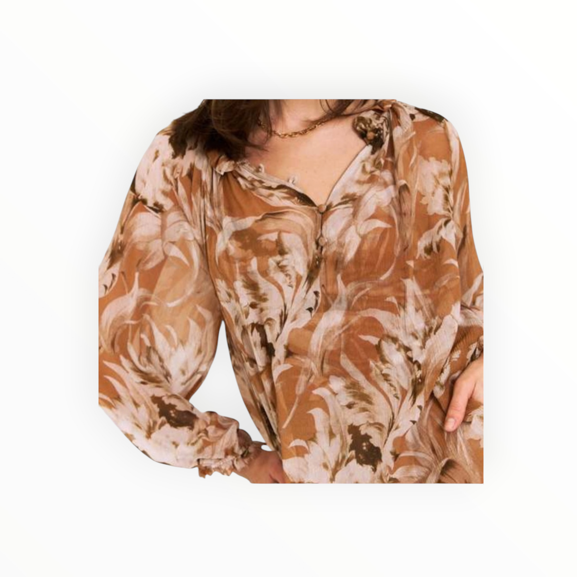 Christy Lynn Karla Blouse - Calla Lily Spice