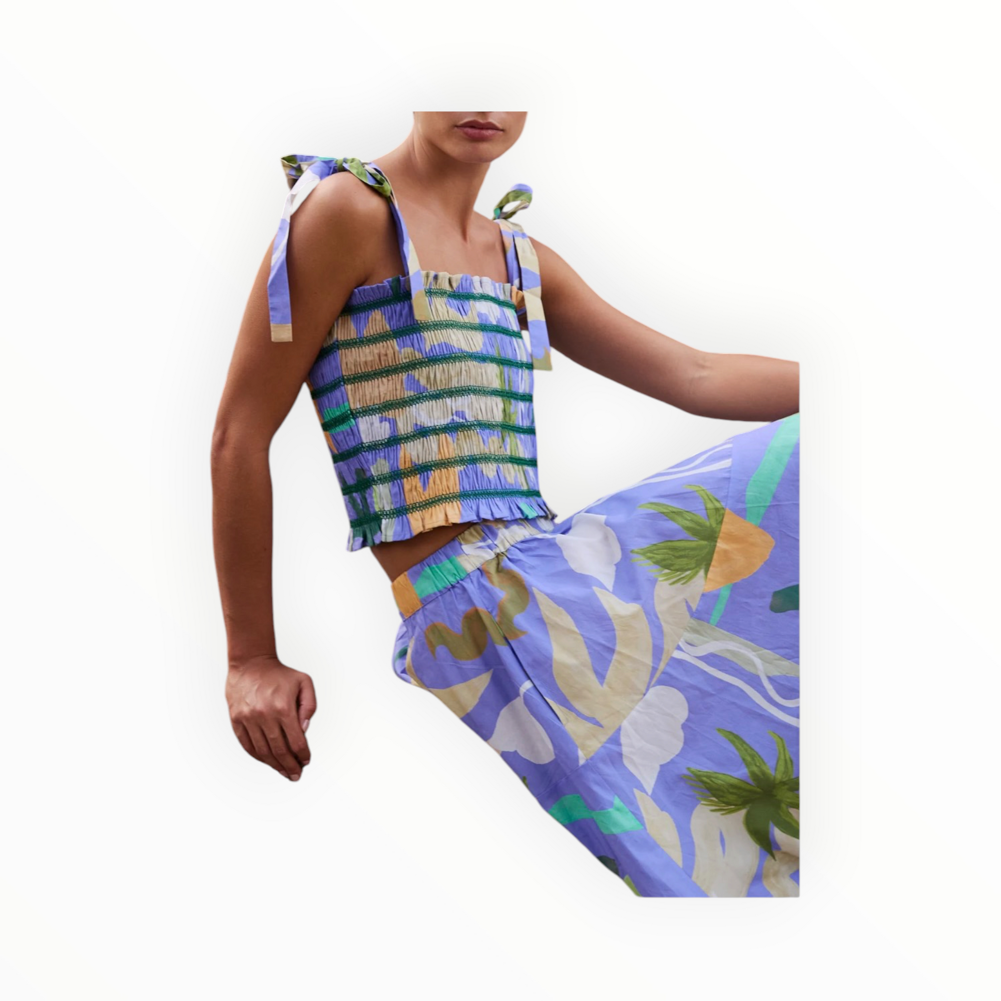 Oliphant Ella Top - Paradiso Blue