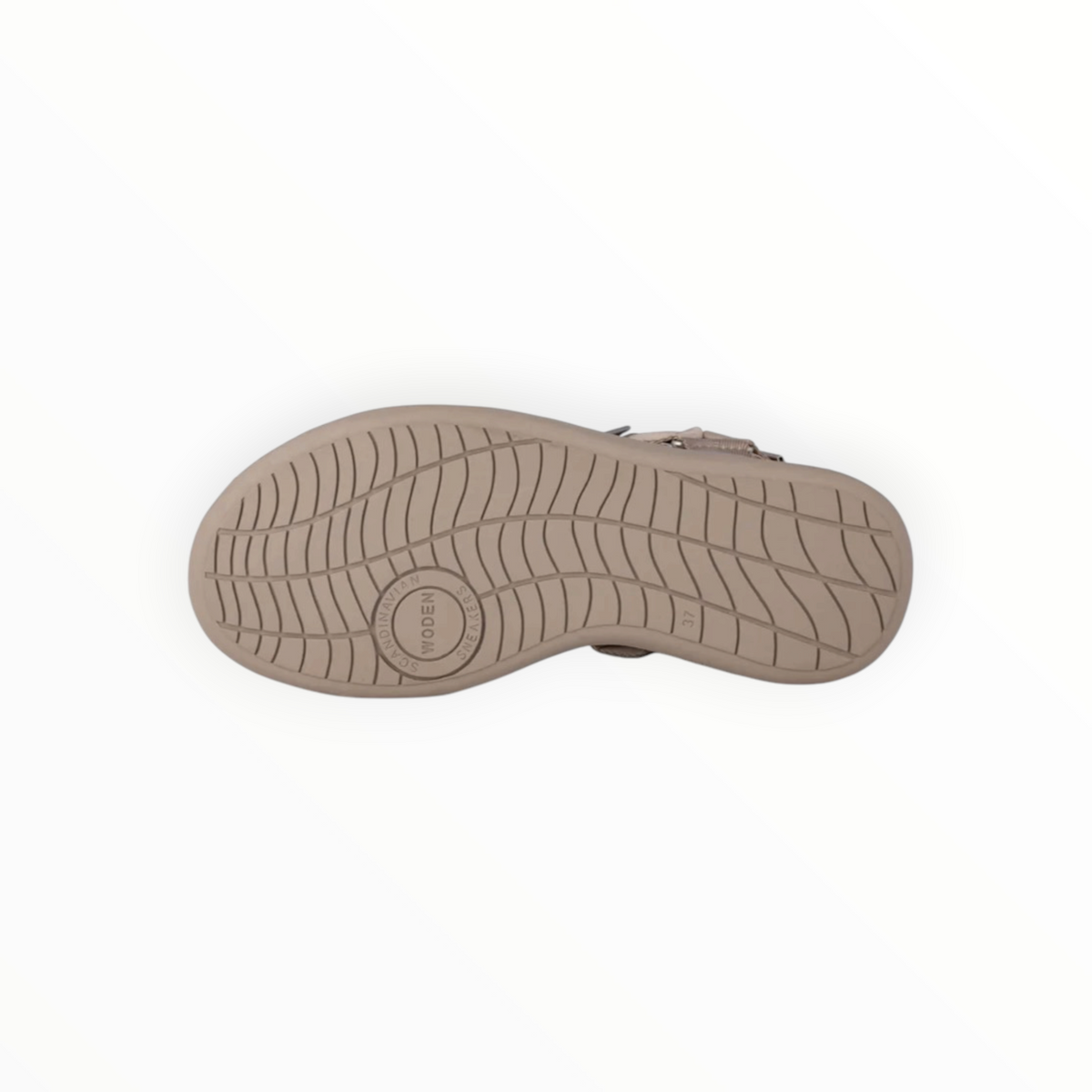 WODEN Line Sandal - Silver Mink
