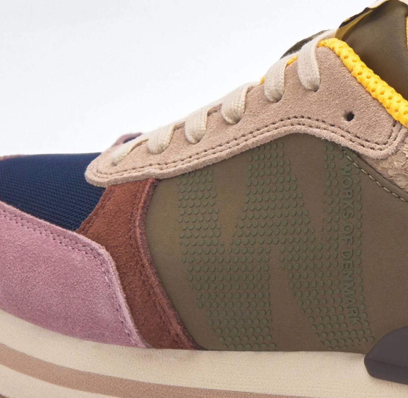 WODEN Ronja Plateau Sneaker - Dark Algae Multi