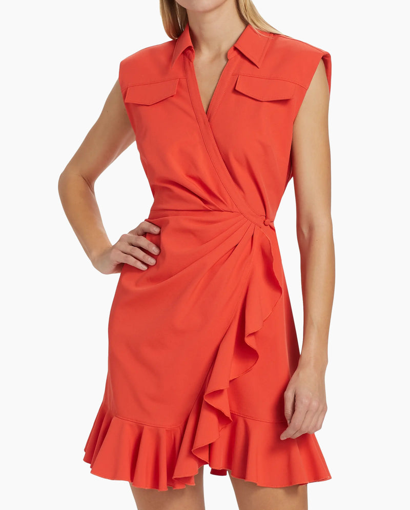 Cinq à Sept Zenni Dress - Deep Tangelo
