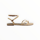 Sam Edelman Ellina Braid Flat Sandal - Natural Beige Faux Raffia