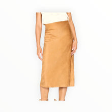 Brochu Walker Hallie Vegan Suede Slip Skirt - Camel