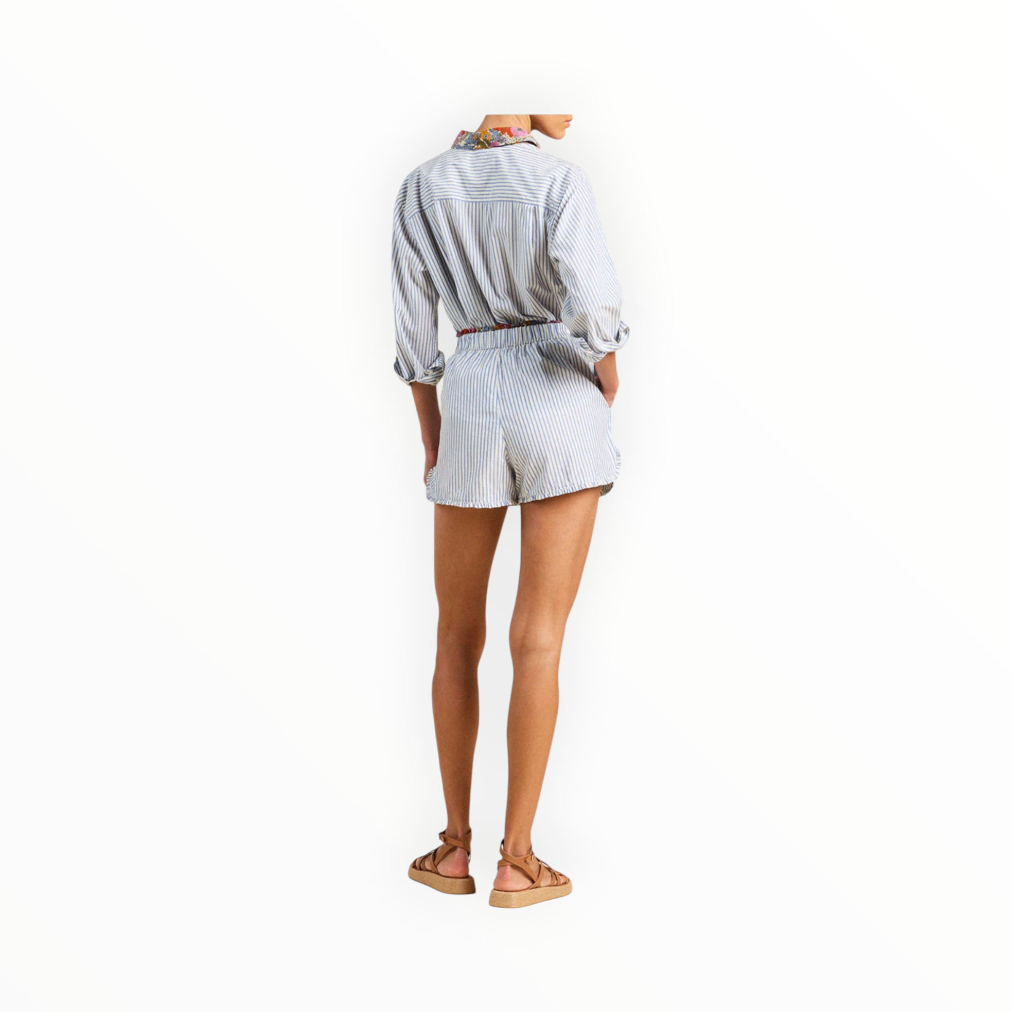 Trovata Lucille Short Seaside Stripe