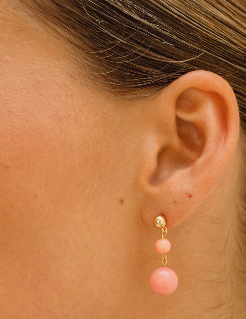 Anni Lu Flamingo Drops Earrings - Gold