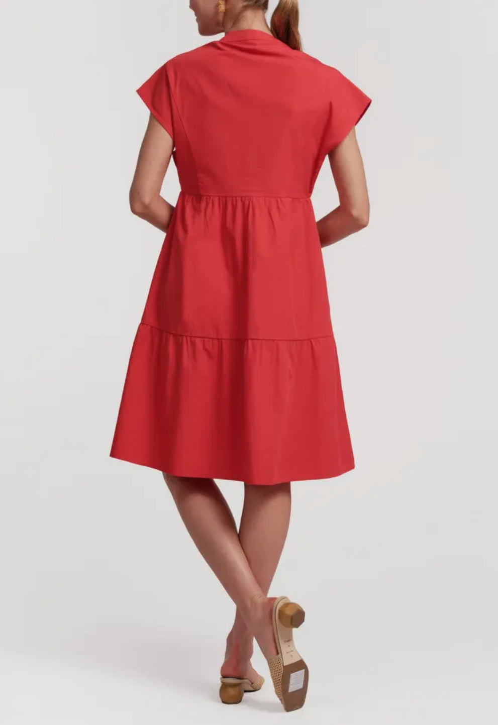Frances Valentine Breezy Mini Dress - Red
