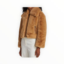 dh New York Paloma Cropped Faux Fur Jacket