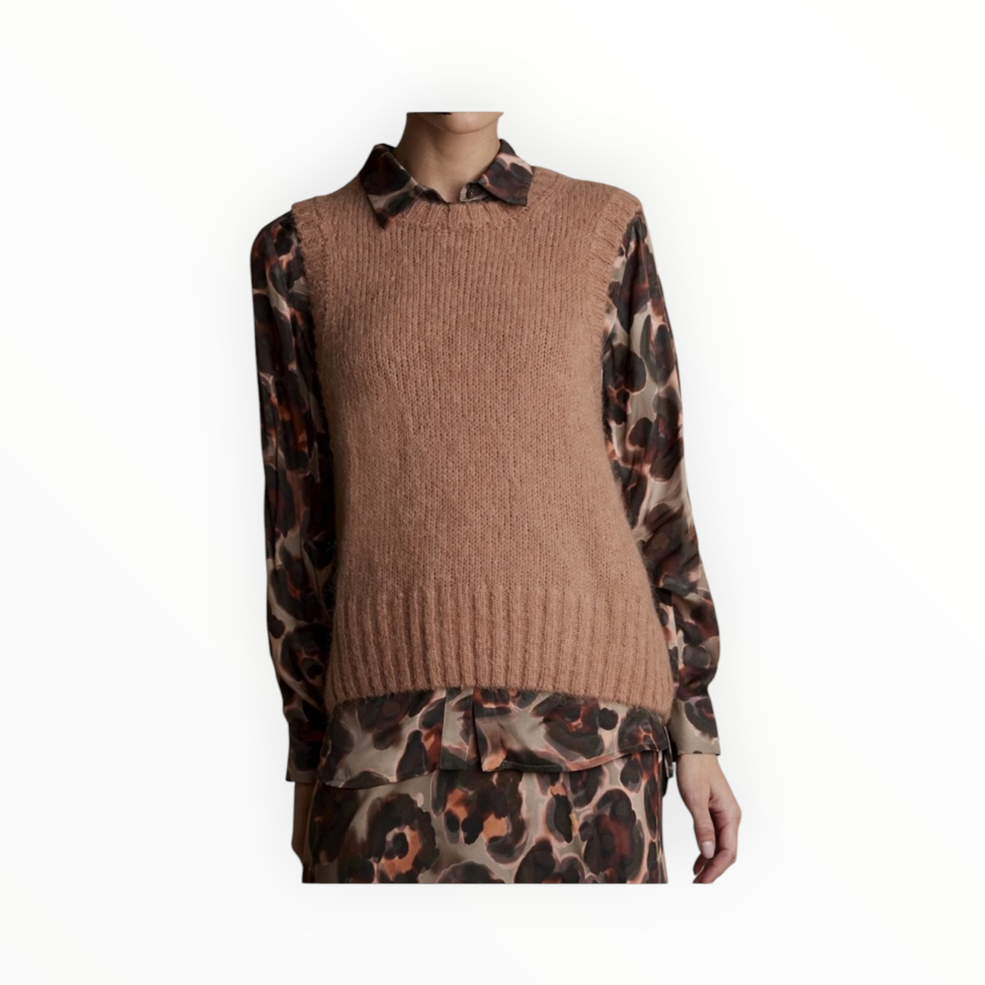 Summum Spencer Mohair Blend Knit - Old Peach
