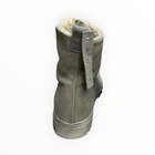 Lofina Suede Boot With Front Zipper - Sand