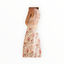Black Iris Lace Shell Top - Ivory