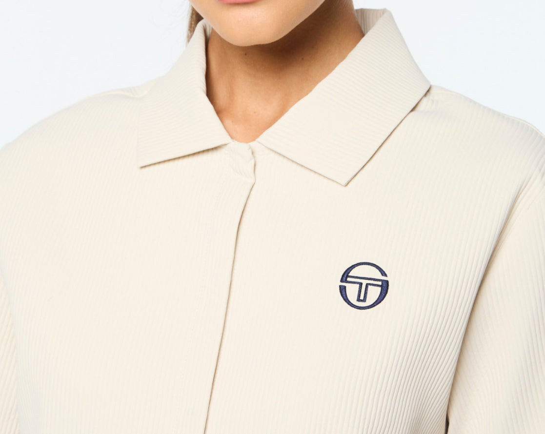 Sergio Tacchini Mia Cropped Shirt - Beige