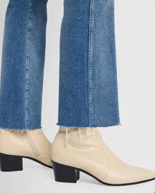 7 For All Mankind Luxe Vintage High Waist Slim Kick - Be My Baby
