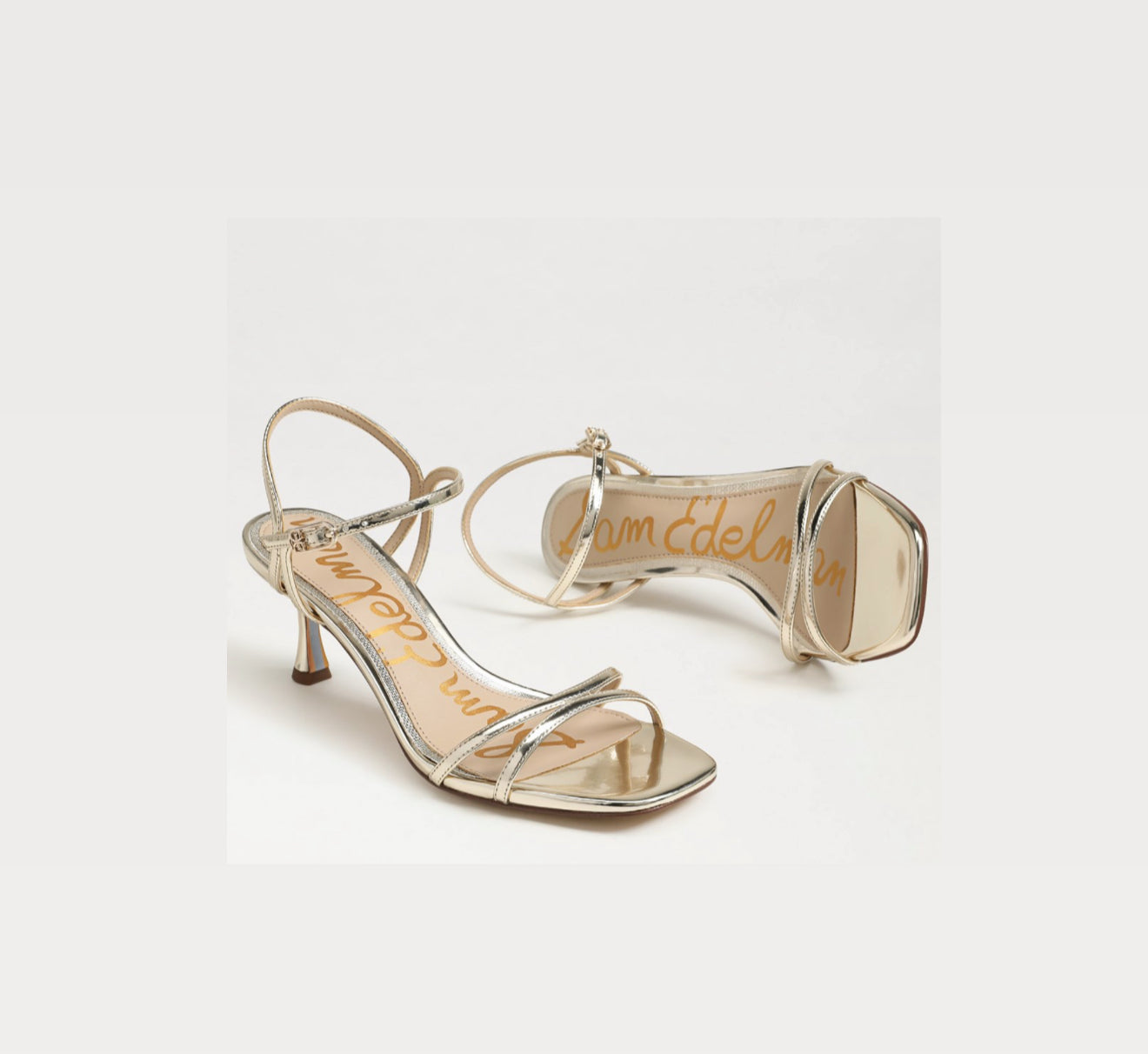 Sam Edelman Presley Strappy Kitten Heel Sandal - Jute Faux Leather