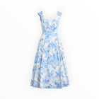 Favorite Daughter The Muse Dress - Blue/White Floral