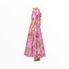 THEIA Abba Jacquard Gown - Opera Mauve/Meadow