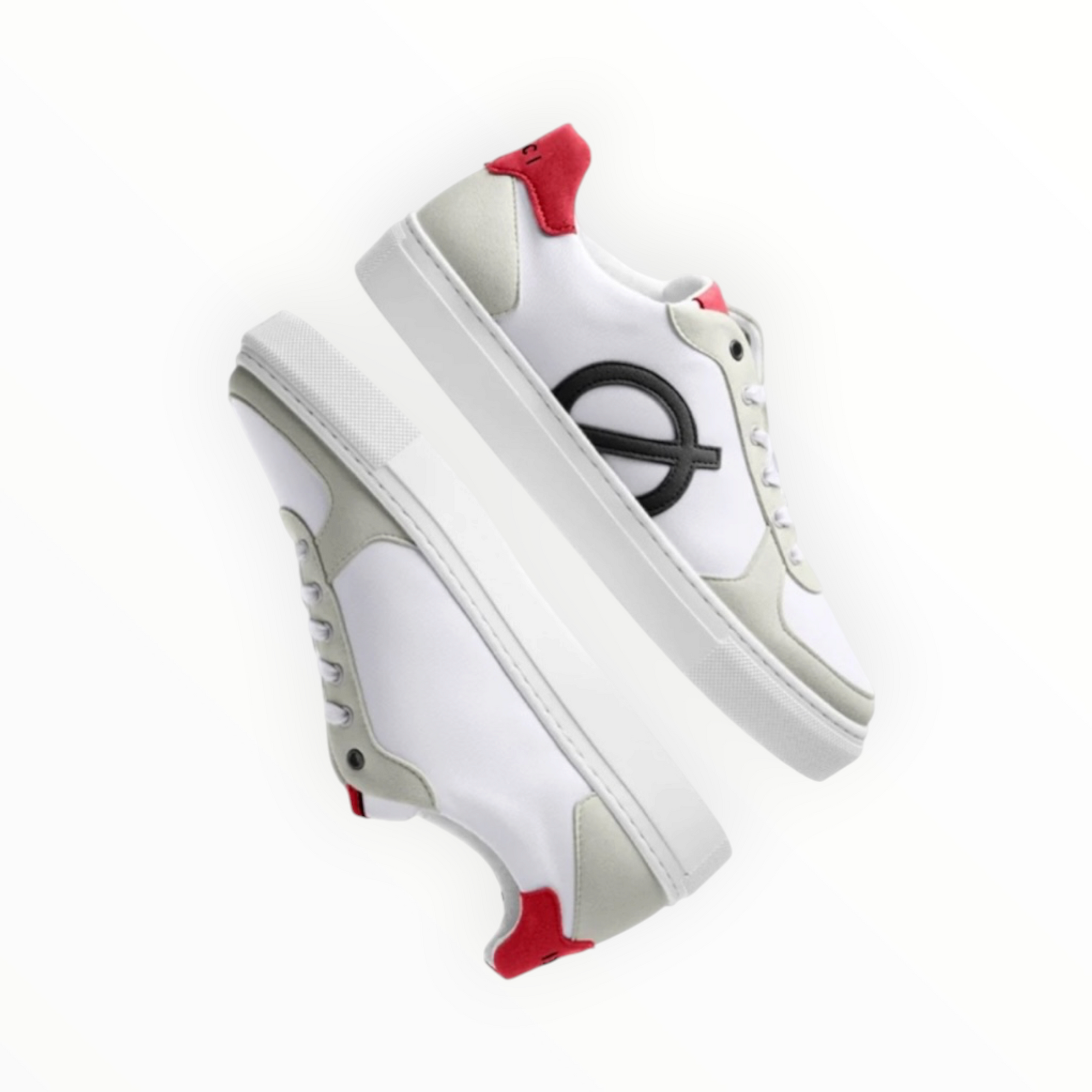 LØCI Classic Sneaker - White/Red/Navy