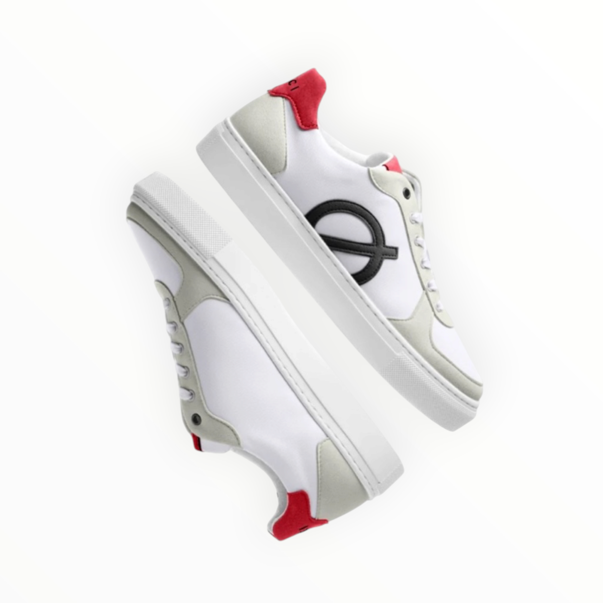 LØCI Classic Sneaker - White/Red/Navy