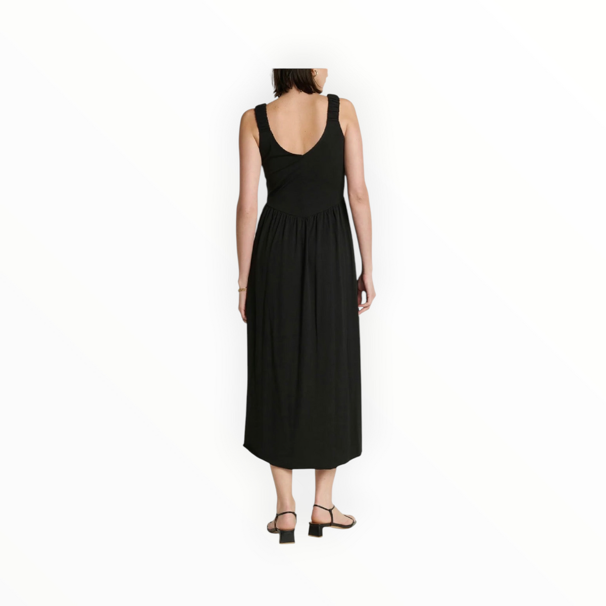 Nation Ltd Celine Midi Dress - Jet Black