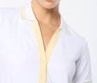 Sergio Tacchini Idalia Cropped Polo - Brilliant White