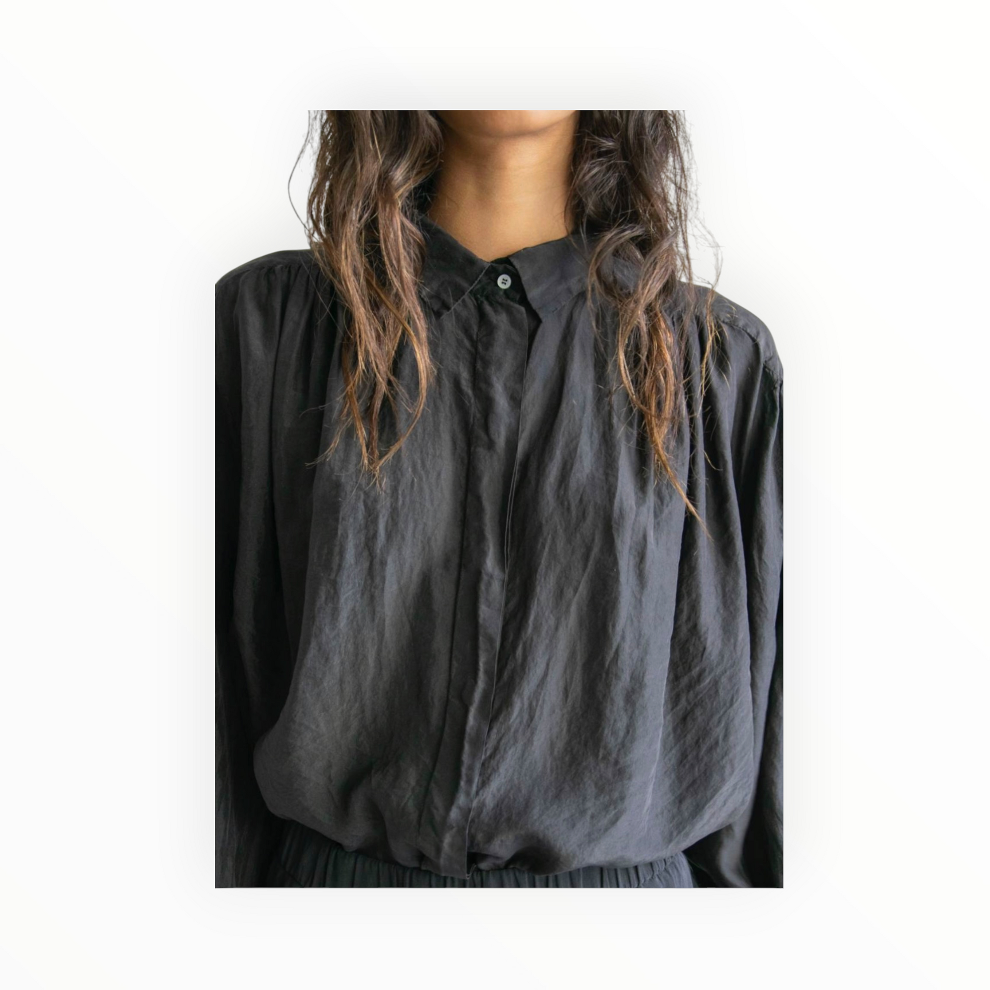 The Avant Vintage Ponge Shirt - Black