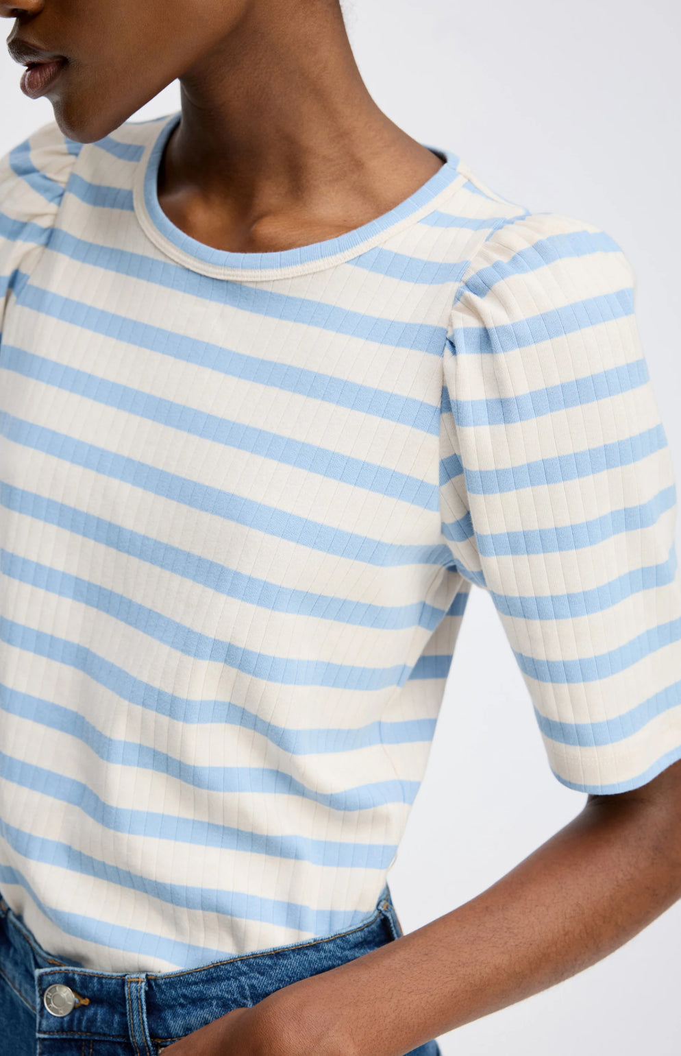 Munthe Jikolaz Shirt - Stripe Blue