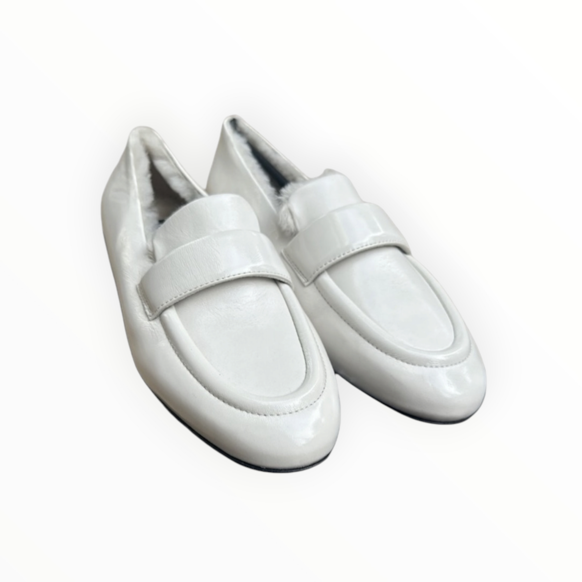 Halmanera Edin Fur Lined Flat - Tofu
