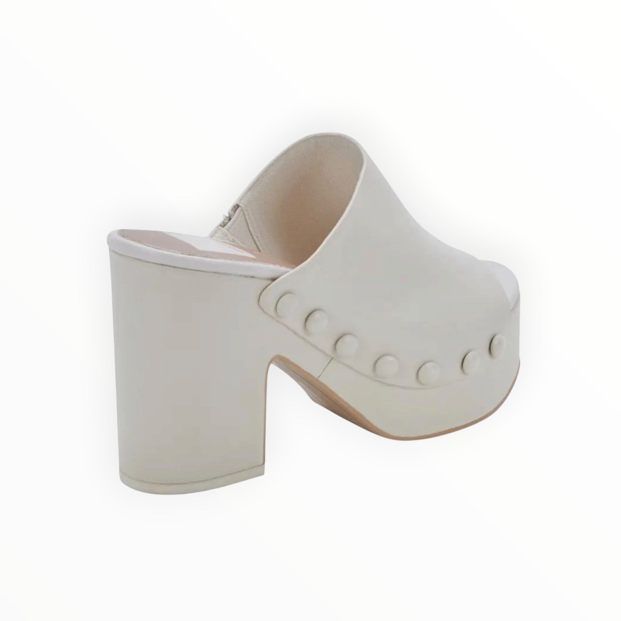 Dolce Vita Emol Platform Sandals - Ivory Leather