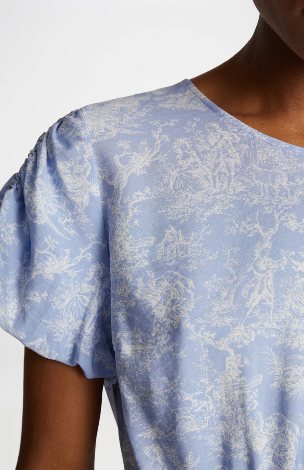 Munthe Finonola Top - Light Blue