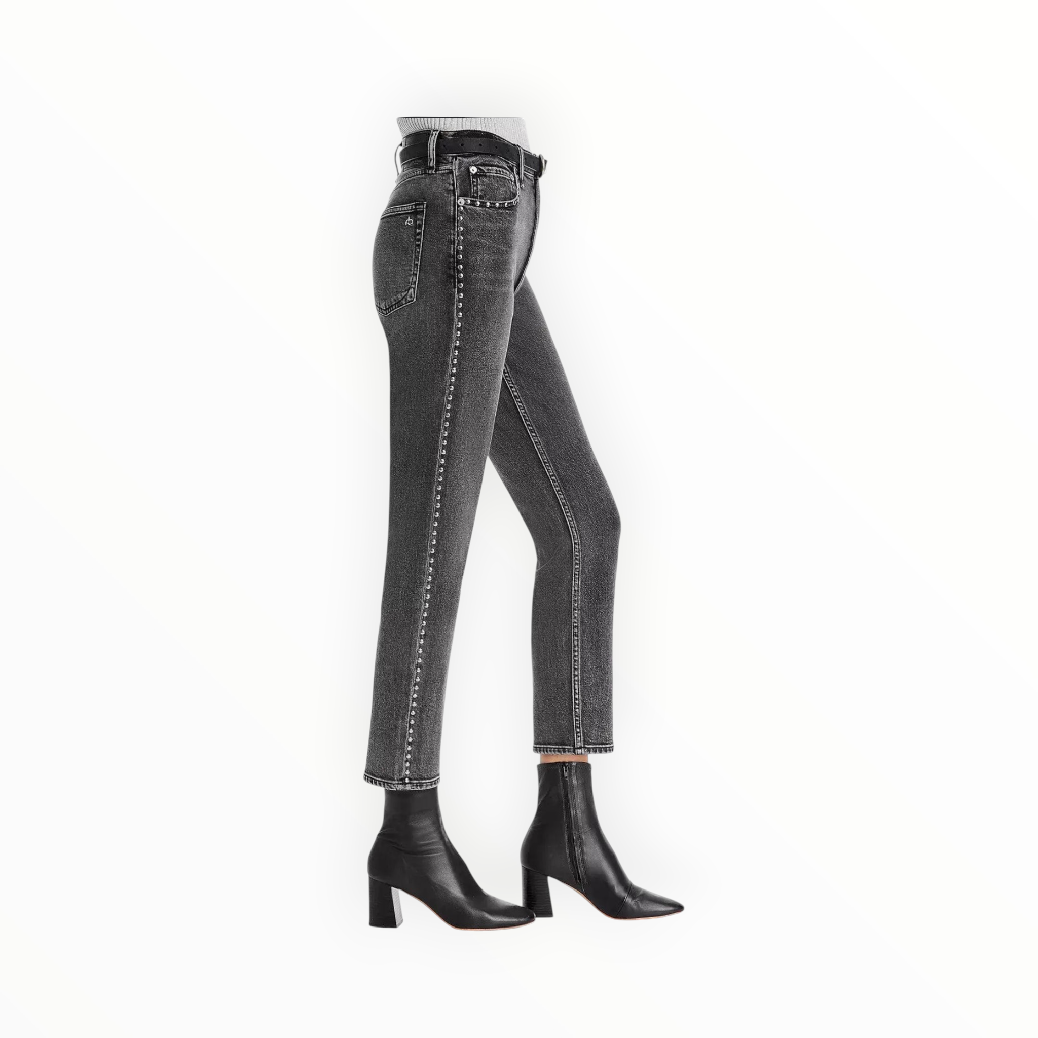 rag & bone Wren Slim Crop - Serephina Jewel