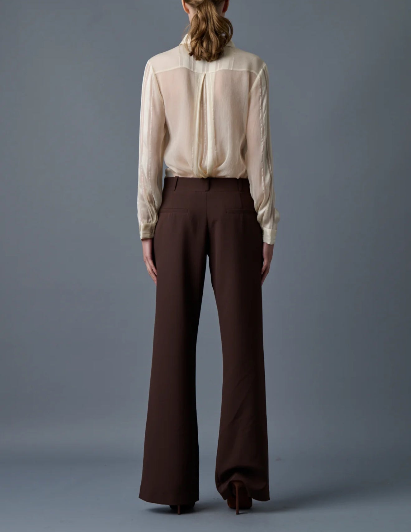 Le Superbe Ribbon Stripe Shirt - Cream