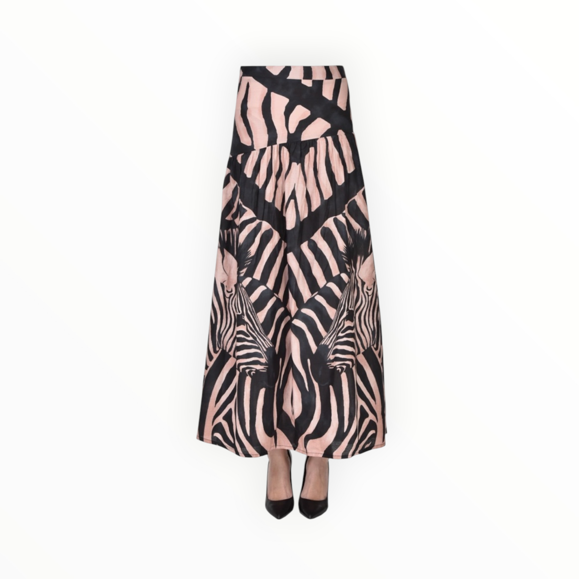 Connor & Blake Pamela Skirt - Crazy Zebra Pink